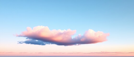 Obraz premium pink and blue dreamy sky