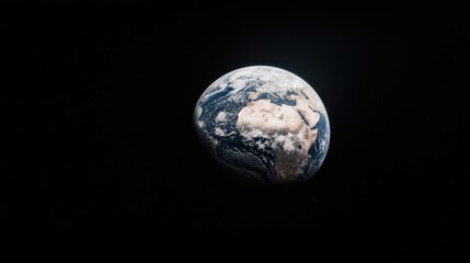 Fototapeta premium Earth from space, a view of the planet