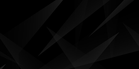 Obraz premium Abstract black tringle diamond shapes background. Abstract black and grey geometric triangle background design for poster, banner, shades tringle background Vector Illustration.