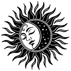 sun and moon