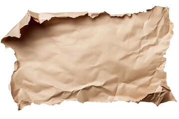 Fototapeta premium A close-up of wrinkled brown paper, perfect for backgrounds and creative design projects.