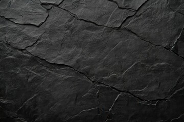 Fototapeta premium Textured Slate Stone Surface with Rich Dark Tones Ideal for Background and Design Projects