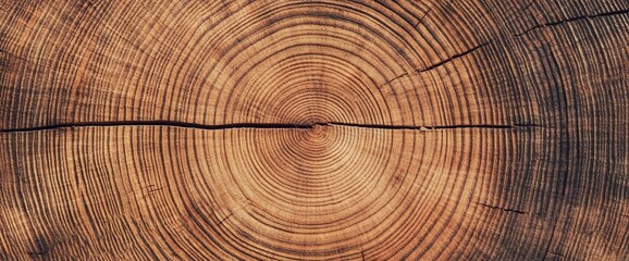 Fototapeta premium Intricate Patterns Found in the Cross-Section of a Tree Trunk Showcasing Years of Growth and Natural Beauty