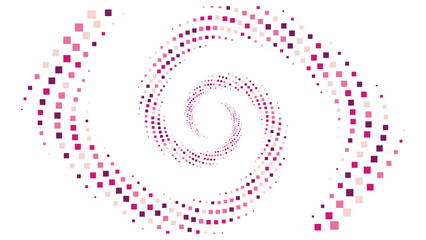 Geometric background square styles colorful rectangles halftone pixel pattern.