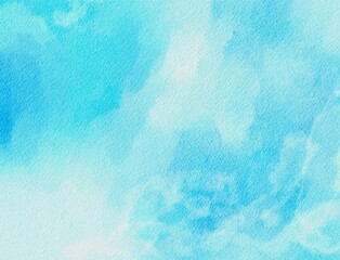 Blue watercolor painting background
