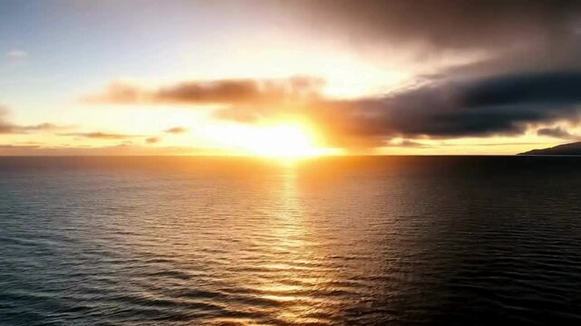  A time-lapse of a whale breaching and diving in the open ocean, with the surrounding landscape shifting from a bright,  3k animation 4k video 