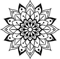 mandal design vector art beckground