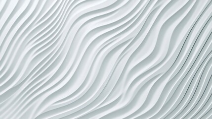 Obraz premium Abstract White Wave Design for Modern Architecture
