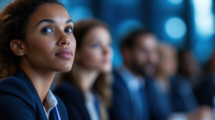 Obraz premium Business Professional at a Conference