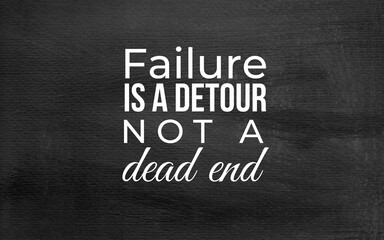 Obraz premium Overcoming setbacks inspirational message on failure motivational graphic digital space positive mindset