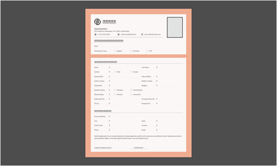 Clean corporate letterhead template design, Modern letterheads design template, Professional company letterheads template for business and project.
