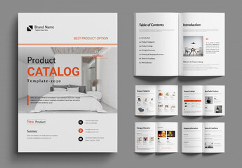 Digital Product Catalog Layout