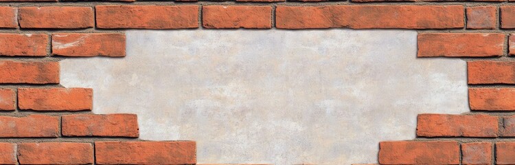 Fototapeta premium A Captivating Brick Wall with an Exposed Surface Highlighting Architectural Texture