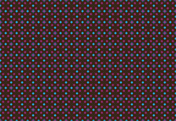 Seamless ethnic background in pink, white and black colors. Vector illustration texture.