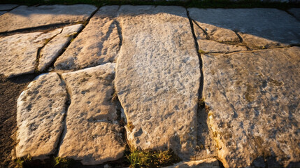 Sunlit Stone Slab