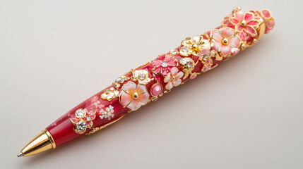 A pen rests on a pristine surface, embodying simplicity and focus.