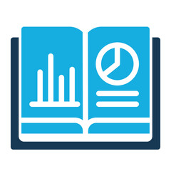 Homework Icon with Trendy Duo Tone Style