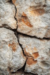 Fototapeta premium Collection of high-resolution stone texture backgrounds with natural cracks and earthy tones for design use