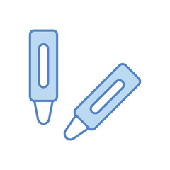 Crayons Vector icon