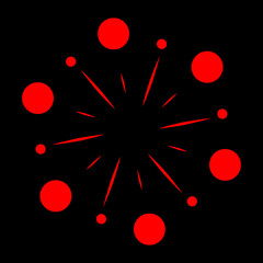 abstract red background