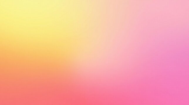 A Soft Pastel Gradient Background Ideal for Design Projects and Presentations Featuring a Seamless Blend of Yellow, Orange, and Pink Hues