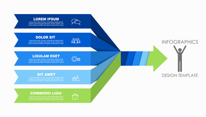 Infographic design template with place for your data. Vector illustration.