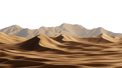 Stunning sandy mountains under a clear sky, showcasing natural beauty and tranquility.