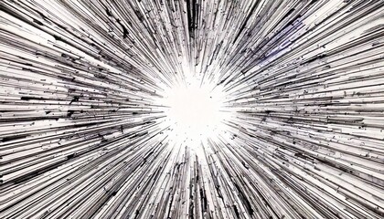 Abstract Starburst Effect – A textured radial explosion with a faded, worn-out look, ideal for backgrounds and overlays