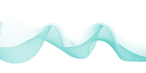 abstract background lines on transparent ribbon isolated Wave color lines blend. Abstract wavy lines stripes white background. Vector curve line pattern mesh.