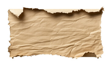 Textured vintage paper with crumpled edges, ideal for backgrounds or overlays in creative projects.