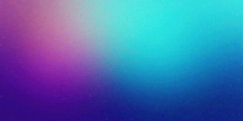 Abstract Vibrant Gradient Background Showing a Smooth Transition Between Deep Purple and Bright Cyan Hues, Ideal for Digital Designs and Presentations