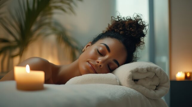 Lottery jackpot winner indulging in a spa day. Featuring relaxation and self-care