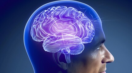 Human Brain Medical Visualization Neurology Science Healthcare Mental Digital Technology Intelligence Psychology Neurological Anatomy Research Cognitive Function