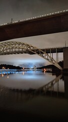 Stunning frozen landscapes with the icy lakes around Stockholm, Sweden