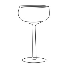 line art drink logo