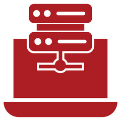 Website hosting, website cache, network cache icon