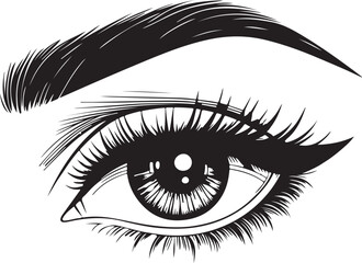 Obraz premium Isolated black simple eye icon Vector, black simple eye Silhouette,black simple eye icon set, black simple eye for logo,color black simple eye Vector illustration, Vector Graphic, EPS 10 