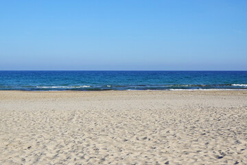 The beach San Juan in Alicante, Spain              