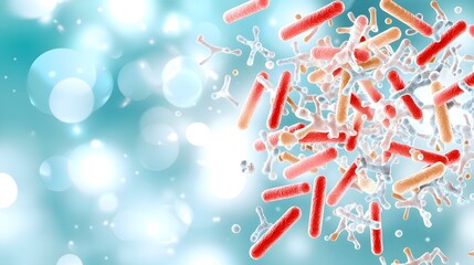 Medical diagram illustrating the different arrangements of cocci bacteria a type of spherical microorganism