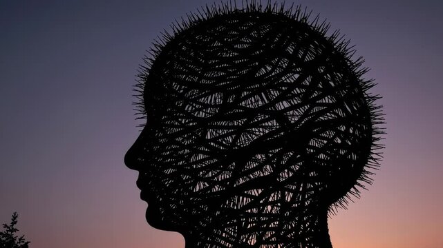 silhouette of a woman