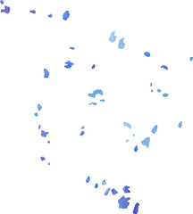 Watercolor lavender hand painting spots