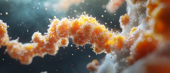 Photorealistic depiction of respiratory enzyme catalyzing reaction ultra sharp molecular structure vibrant glowing substrate binding releasing energy balanced cinematic depth scientifically