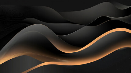 Fototapeta premium Black Abstract Background