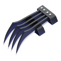 PNG 3D tekko-kagi illustration isolated on a white background