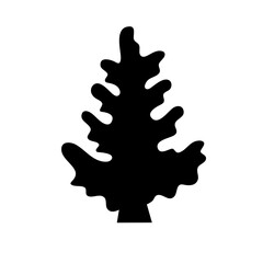 various christmas tree silhouette
