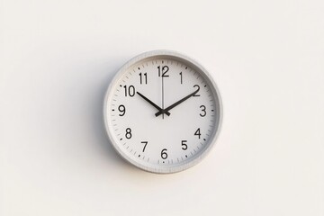 Minimalist clock design showcases clean lines and elegant simpli