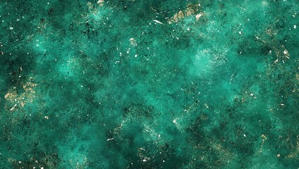 Fototapeta premium A top-down view of an ocean, with waves and splashes of water in shades of emerald green