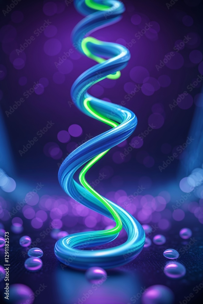 Poster vibrant swirling patterns of light and color create a mesmerizing display in a dark space
