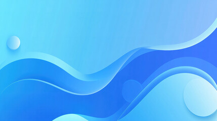 Gradient Blue Wave Background