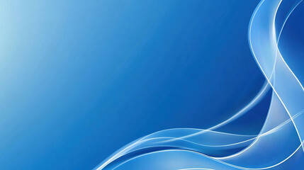 Gradient Blue Wave Background